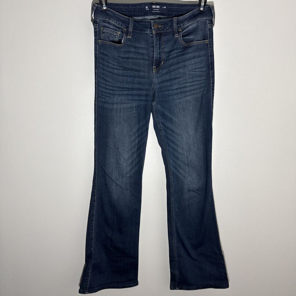 Hollister Mid-Rise Boot 8R Women's 29R Advanced Stretch Jeans Dark Wash